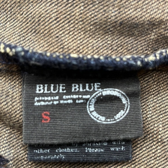 Blue Blue Bluewash Industry Denim Jacket Size S - Picture 10 of 16